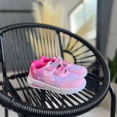 ZAPATILLA PEPPA PIG FOOTY CON LUCES ROSA LILA - comprar online