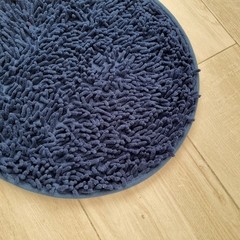 ALFOMBRA DE BAÑO SHAGGY 100% ALGODON REDONDA - tienda online