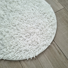 ALFOMBRA DE BAÑO SHAGGY 100% ALGODON REDONDA - Loofah