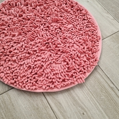 ALFOMBRA DE BAÑO SHAGGY 100% ALGODON REDONDA en internet