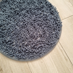ALFOMBRA DE BAÑO SHAGGY 100% ALGODON REDONDA - comprar online