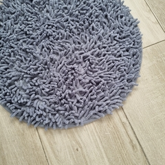 ALFOMBRA DE BAÑO SHAGGY 100% ALGODON REDONDA
