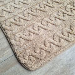 ALFOMBRA DE BAÑO TEJIDO - suavecita y con memoria en internet