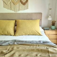 ALMOHADÓN NORDICO TUSOR 80x60 - comprar online