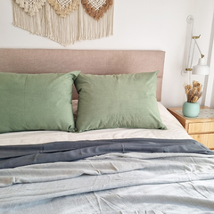 FUNDA DE ALMOHADON NORDICA TUSOR 80x60 - tienda online
