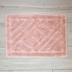 ALFOMBRA DE BAÑO 100% ALGODON - Modelo ZIG ZAG