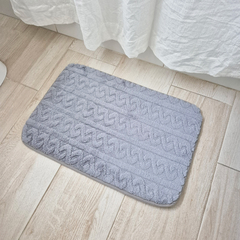 ALFOMBRA DE BAÑO TEJIDO - suavecita y con memoria en internet