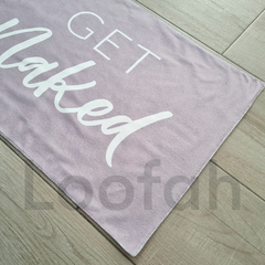 COMBO GASA BLANCO + ALFOMBRA GET NAKED GRIS en internet