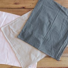 FUNDA DE ALMOHADÓN NORDICO TUSOR 50x50 - Loofah