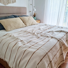 MANTA SILLON / PIE DE CAMA EN TELA 100% ALGODON - tienda online
