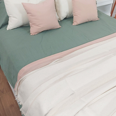 MANTA SILLON / PIE DE CAMA EN TELA 100% ALGODON en internet