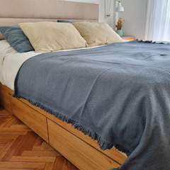 MANTA SILLON / PIE DE CAMA EN TELA 100% ALGODON