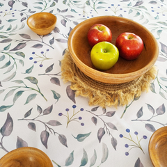 MANTEL DE TELA IMPERMEABLE BLUEBERRY