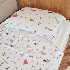 Juego de Sabanas Twin. Bichitos - tienda online