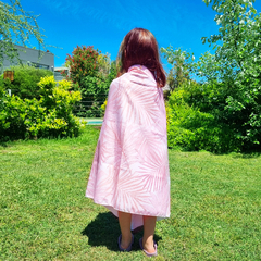 TOALLA SECADO RAPIDO PINK LEAVES - comprar online
