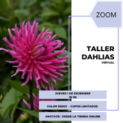 Taller virtual de DAHLIAS Cultivo y Propagación