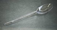Colher Descartavel Sobremesa Cristal Cx C/1.000 Granel - Prafesta