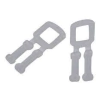 Fivela Plastica Para Fita cinta de Arquear Com 100 Pcs