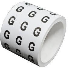 Etiquetas Adesivas Letra P. M. G. GG. 5.000 etiq. - VALENT'S