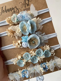 Cartela Headbands Azul Bebê - comprar online