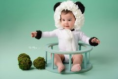 Conjunto Bonnet Panda