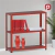 Estante de aço 3 prateleiras Vermelho - comprar online