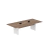 Mesa de reunião P25 260 c/caixa de tomada Walnut / Branco na internet