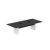 Mesa de reunião P25 260 c/caixa de tomada - Preto / Branco na internet