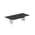 Mesa de reunião P25 260 c/caixa de tomada - Preto / Cinza na internet