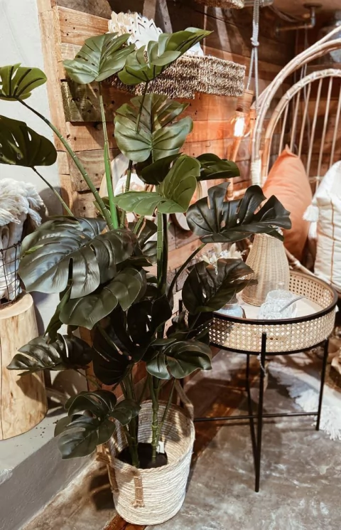 Planta Monstera Artificial - 2 tamaños