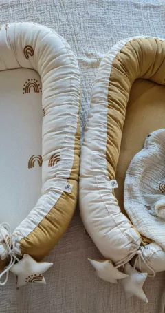 NIDO DE CONTENCIÓN TUSOR AVELLANA con Estampa ARCOIRIS - comprar online