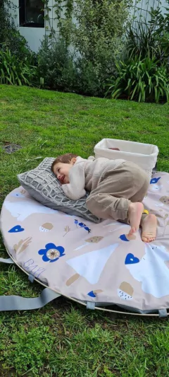 ALFOMBRA JUGUETERA BOSQUE AZUL