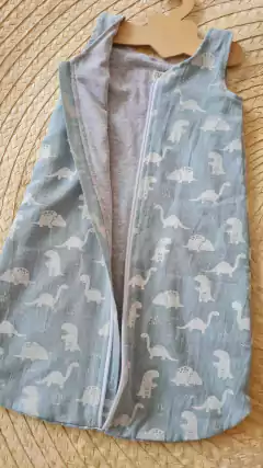 BOLSITA DE DORMIR ALGODON PIMA Y GASA AQUA DINOS - comprar online