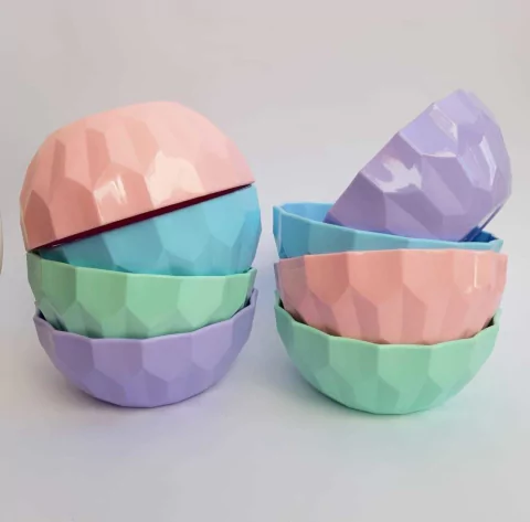 BOWL GEO PASTEL MEDIANO