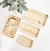 BANDEJITAS DE PINO X3 RECTANGULAR