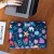 FUNDA PARA NOTEBOOK FLORES AZUL