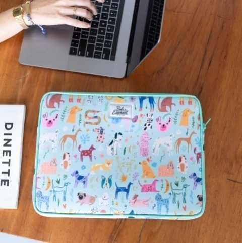 FUNDA PARA NOTEBOOK PERRITOS
