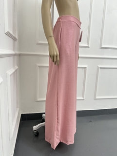 Pantalón palazzo kerena brillo - Sweet Lola