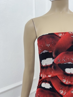 Vestido boca en internet