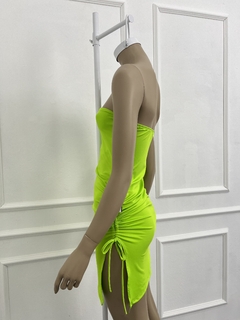 Vestido greta fluor