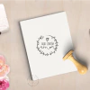 Carimbo - Aqui contém amor 3x3cm - comprar online