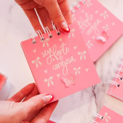 5 unds - Bloquinho Seja Forte e Corajosa