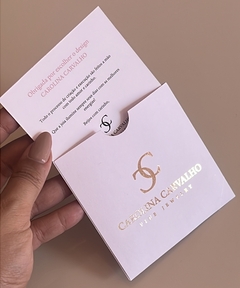 Cartão agradecimento + envelope 9x10cm - comprar online