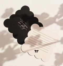 10 und. Cartão Agradecimento Bubble - Not Basic