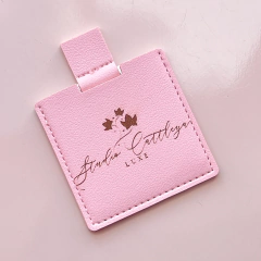 Espelho LUXO quadrado c/ CASE ROSA - comprar online