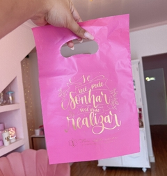 Sacola Plástica M 20x30cm COM SEU LOGO