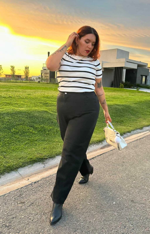 Jean MOM Nairoby negro-talles 46 al 60- - comprar online