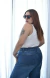 Jean Wide leg Lisboa Azul - talle 46 al 60- en internet