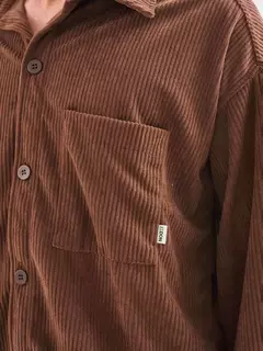 Camisa Corderoy Narda Chocolate - comprar online