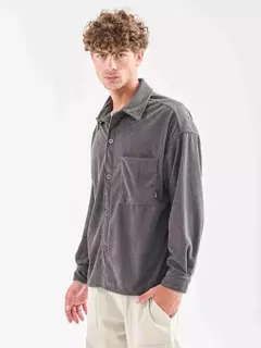 Camisa Corderoy Narda Gris en internet